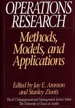portada Operations Research: Methods, Models, and Applications (en Inglés)