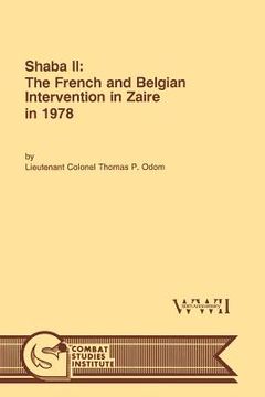 portada shaba ii: the french and belgian intervention in zaire in 1978