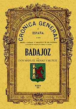 portada Crónica de la provincia de Badajoz