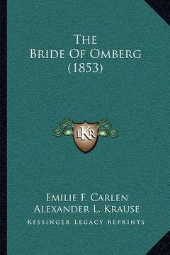 portada the bride of omberg (1853) (en Inglés)