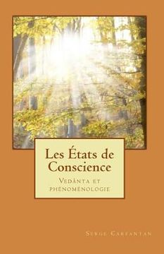 portada Les Etats de Conscience: Vedanta et phenomenologie (in French)