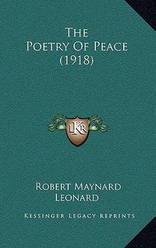 portada the poetry of peace (1918) (en Inglés)