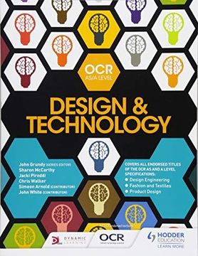 portada OCR Design and Technology for AS/A Level (Paperback) (en Inglés)
