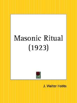 portada masonic ritual (en Inglés)