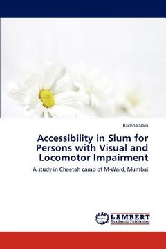 portada accessibility in slum for persons with visual and locomotor impairment