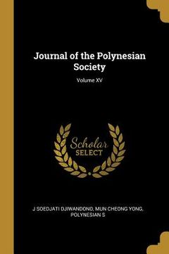 portada Journal of the Polynesian Society; Volume XV