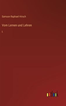 portada Vom Lernen und Lehren: I. (en Alemán)