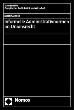 portada Informelle Administrativnormen im Unionsrecht (in German)