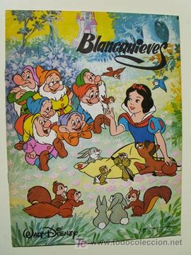 portada Blanca Nieves Ilustraciones de Walt Disney