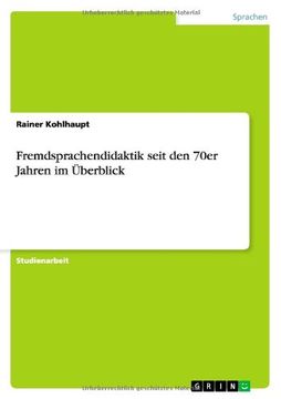 portada Fremdsprachendidaktik seit den 70er Jahren im Überblick (German Edition)