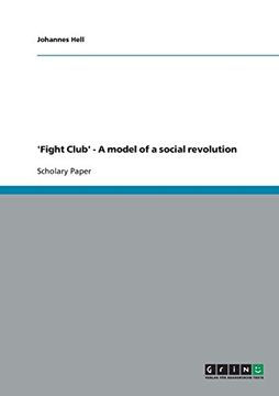 portada 'Fight Club' - A model of a social revolution