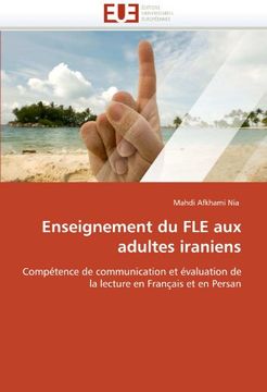 portada Enseignement Du Fle Aux Adultes Iraniens