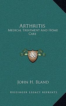portada arthritis: medical treatment and home care (in English)
