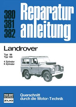 portada Landrover typ 88 / typ 109 4-U. 6-Zyl. Benziner/ 6-Zyl. Diesel (en Alemán)
