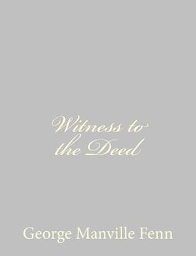 portada Witness to the Deed