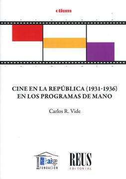 portada Cine en la Republica (1931-1936) en los Programas de Mano