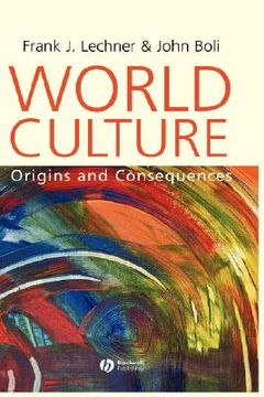 portada World Culture: Origins and Consequences (in English)