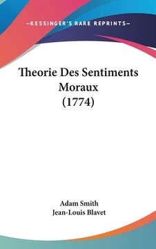 portada Theorie Des Sentiments Moraux (1774) (en Francés)