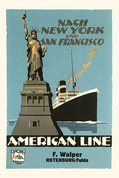 portada Vintage Journal Ship and Statue of Liberty (en Inglés)