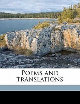 portada poems and translations (en Inglés)