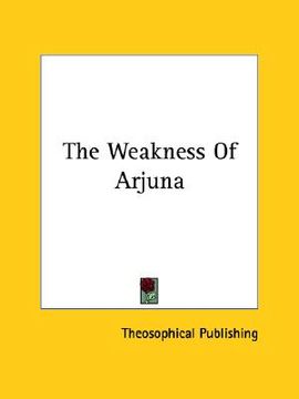 portada the weakness of arjuna
