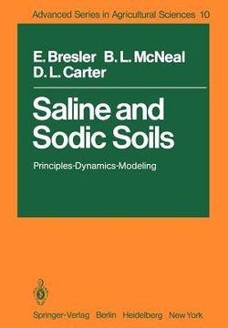 portada saline and sodic soils: principles-dynamics-modeling (en Inglés)