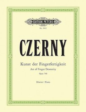 portada Die Kunst der Fingerfertigkeit op. 740 (699): Art of Finger Dexterity. Klavier / Piano (en Alemán)