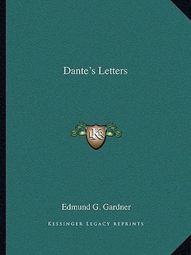 portada dante's letters (en Inglés)