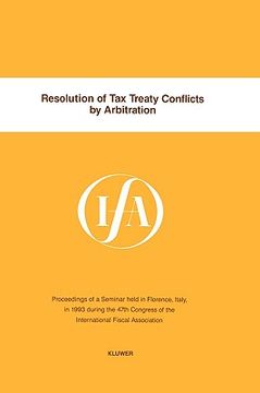 portada ifa: resolution of tax treaty conflicts by arbitration (en Inglés)