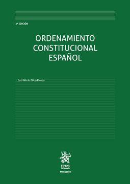 portada Ordenamiento Constitucional Español