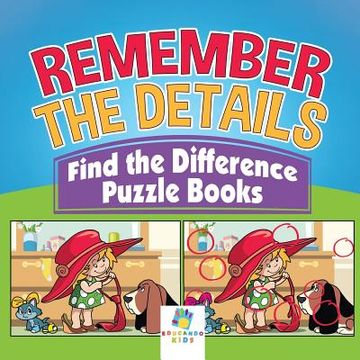 portada Remember the Details Find the Difference Puzzle Books (en Inglés)
