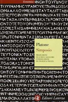 portada Il Simposio. Testo Greco a Fronte (Economica Laterza. Classici Filosofia) (in Italian)