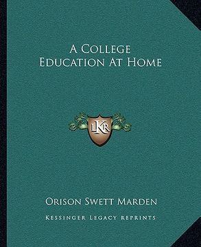 portada a college education at home (en Inglés)