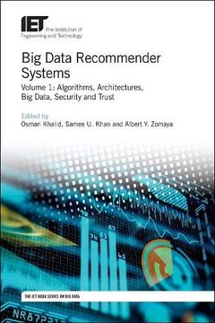 portada Big Data Recommender Systems: Algorithms, Architectures, big Data, Security and Trust (Computing and Networks) (in English)