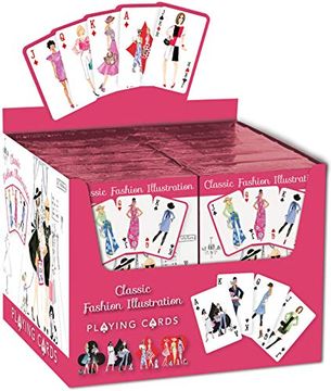 portada Classic Fashion Illustration Playing Cards: Pop Display (en Inglés)