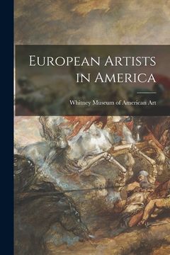 portada European Artists in America (en Inglés)