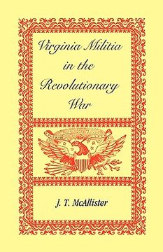 portada virginia militia in the revolutionary war (en Inglés)