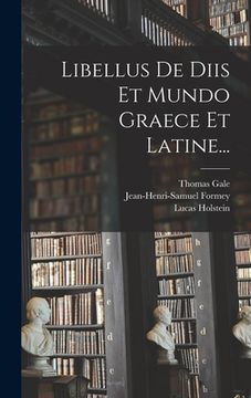 portada Libellus De Diis Et Mundo Graece Et Latine...