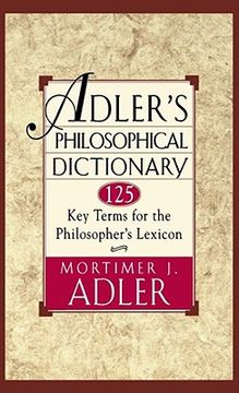 portada adler`s philosophical dictionary