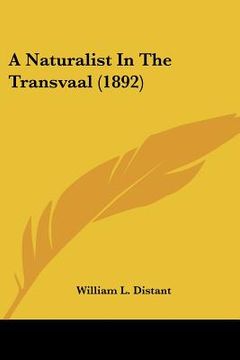 portada a naturalist in the transvaal (1892) (in English)