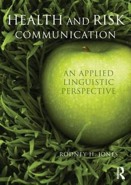 portada health and risk communication: an applied linguistic perspective (in English)