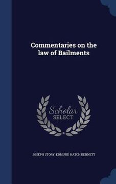 portada Commentaries on the law of Bailments (en Inglés)