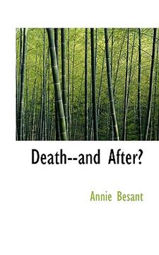 portada death--and after? (en Inglés)
