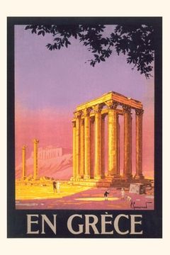 portada Vintage Journal Greece Travel Poster (en Inglés)