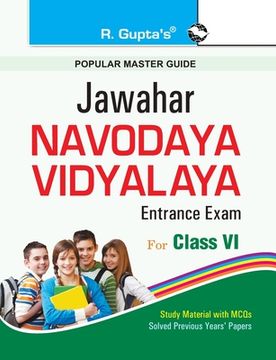 portada Jawahar Navodaya Vidyalaya Entrance Exam for (6th) Class VI (in English)