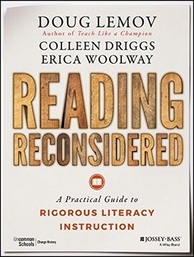 portada Reading Reconsidered: A Guide To Rigorous Literacy Instruction In The Common Core Era (in English)
