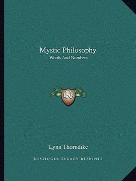 portada mystic philosophy: words and numbers