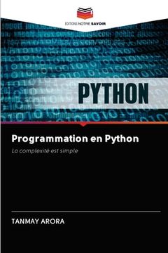 portada Programmation en Python (en Francés)
