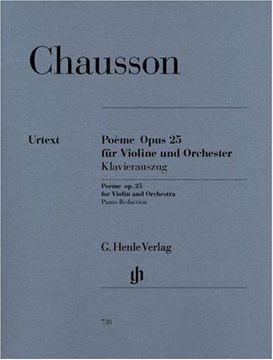 portada Pome for Violin and Orchestra op. 25 - Violin and Orchestra - Piano Reduction With Solo Part - (hn 738)