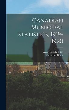 portada Canadian Municipal Statistics, 1919-1920 [microform]